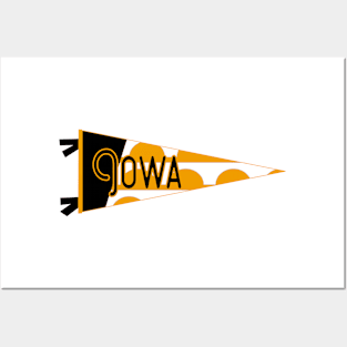 Iowa Pennant Posters and Art